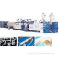 PE pressure pipe and gas pipe extrusion line